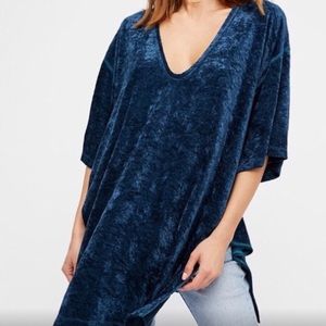 Free People velvet tunic